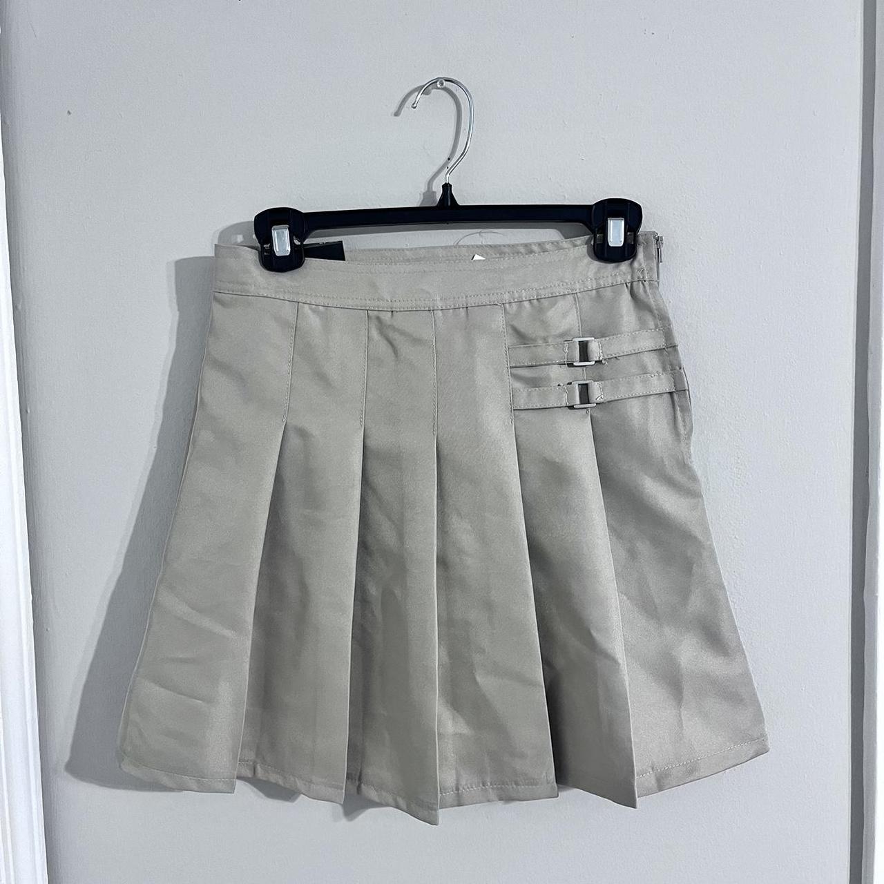 khaki skirt womens youth