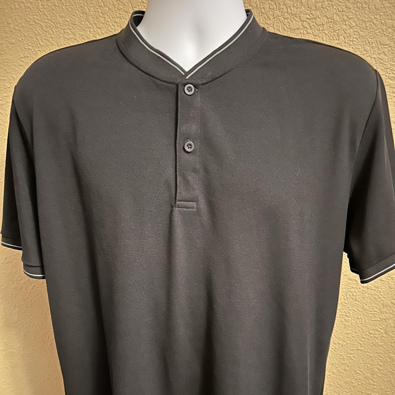 Uniqlo men’s black polo shirt. Never worn. Size... - Depop