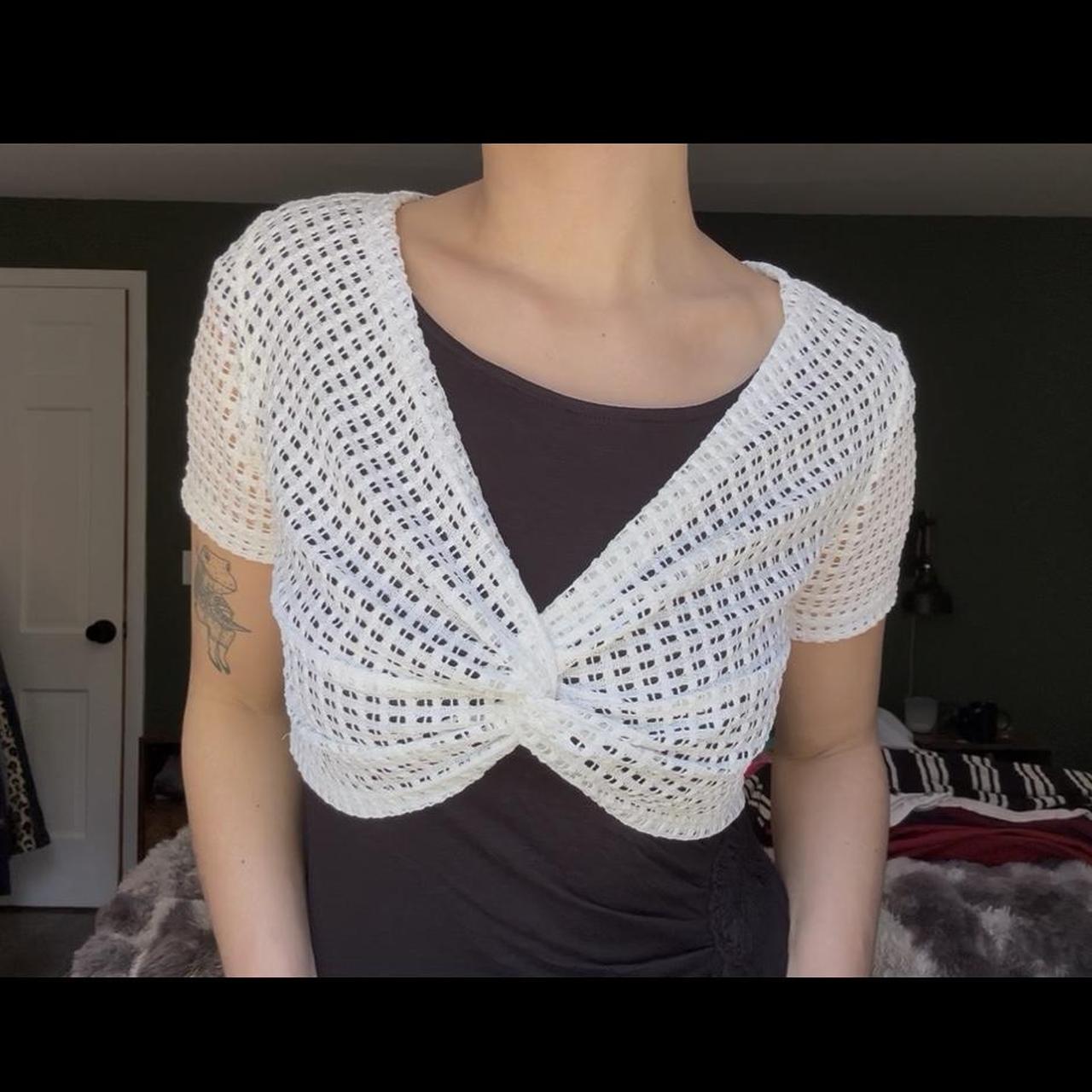 Source Unknown Women's Crop top - White - S – Whi… - image 3