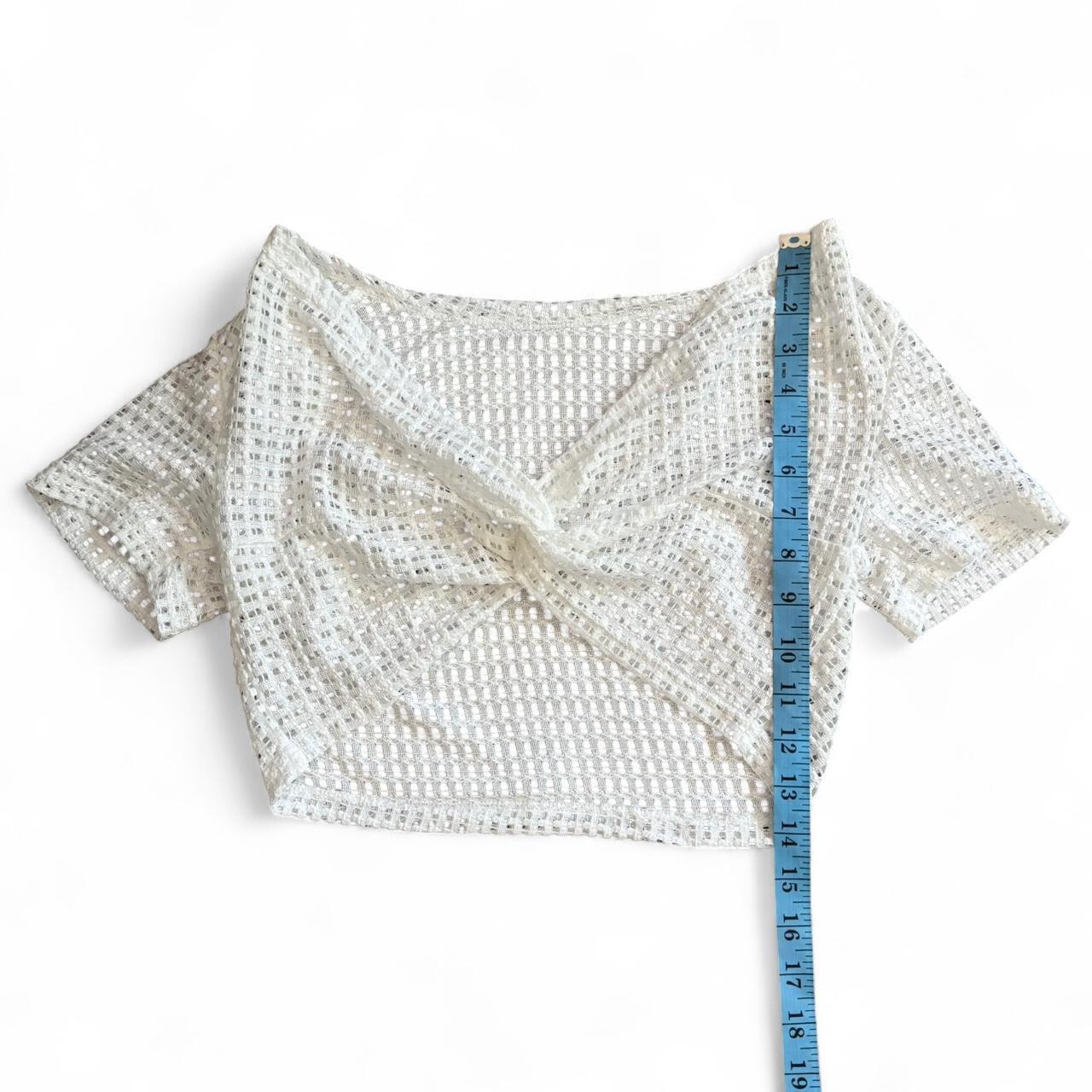 Source Unknown Women's Crop top - White - S – Whi… - image 5