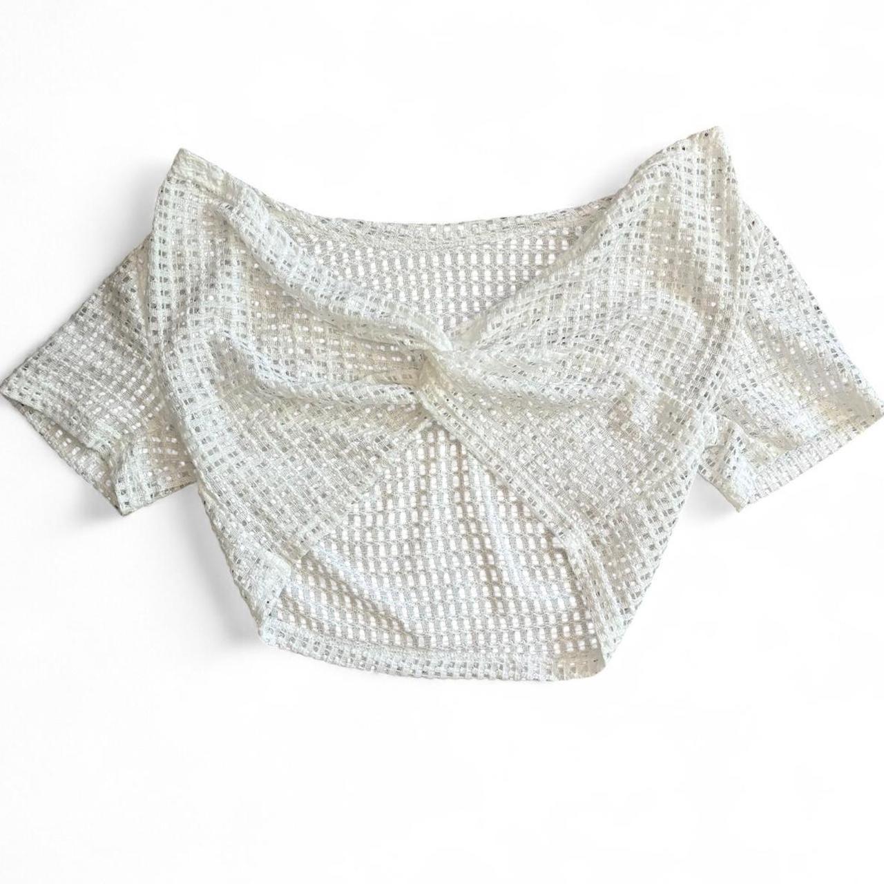 Source Unknown Women's Crop top - White - S – Whi… - image 4