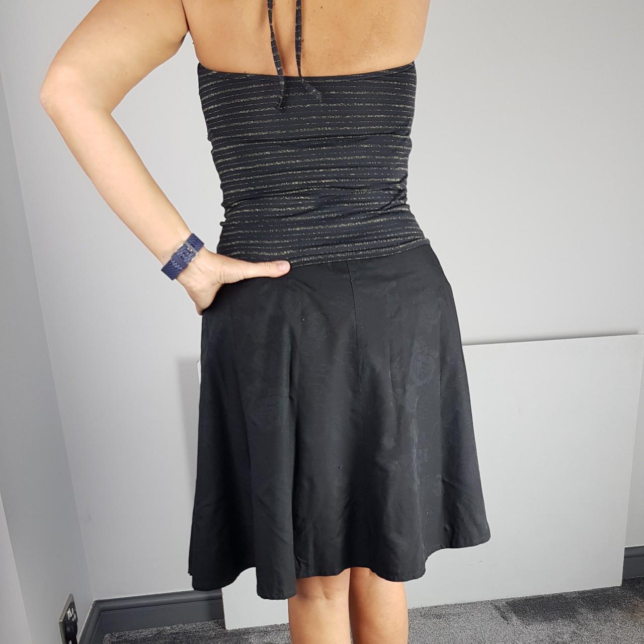 Sainsbury's TU Women's Black and Gold Vest Depop