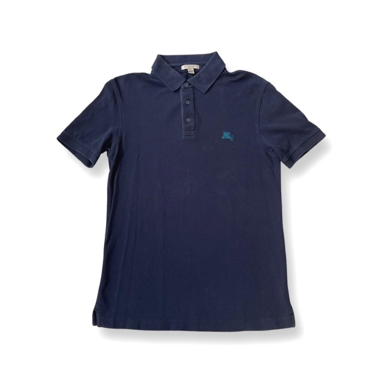 Navy blue deals burberry polo shirt