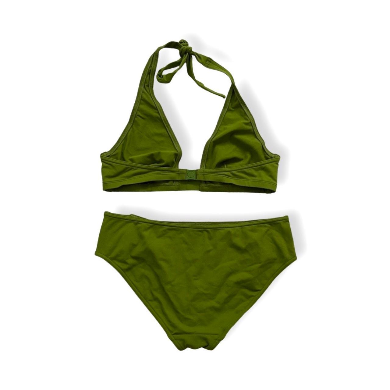 ERES retro green bikini set size 8 / 18 Low cut... Depop