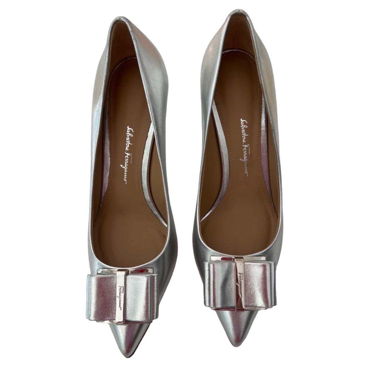 Metallic Heel Salvatore Ferragamo Azalea Salvatore Ferragamo