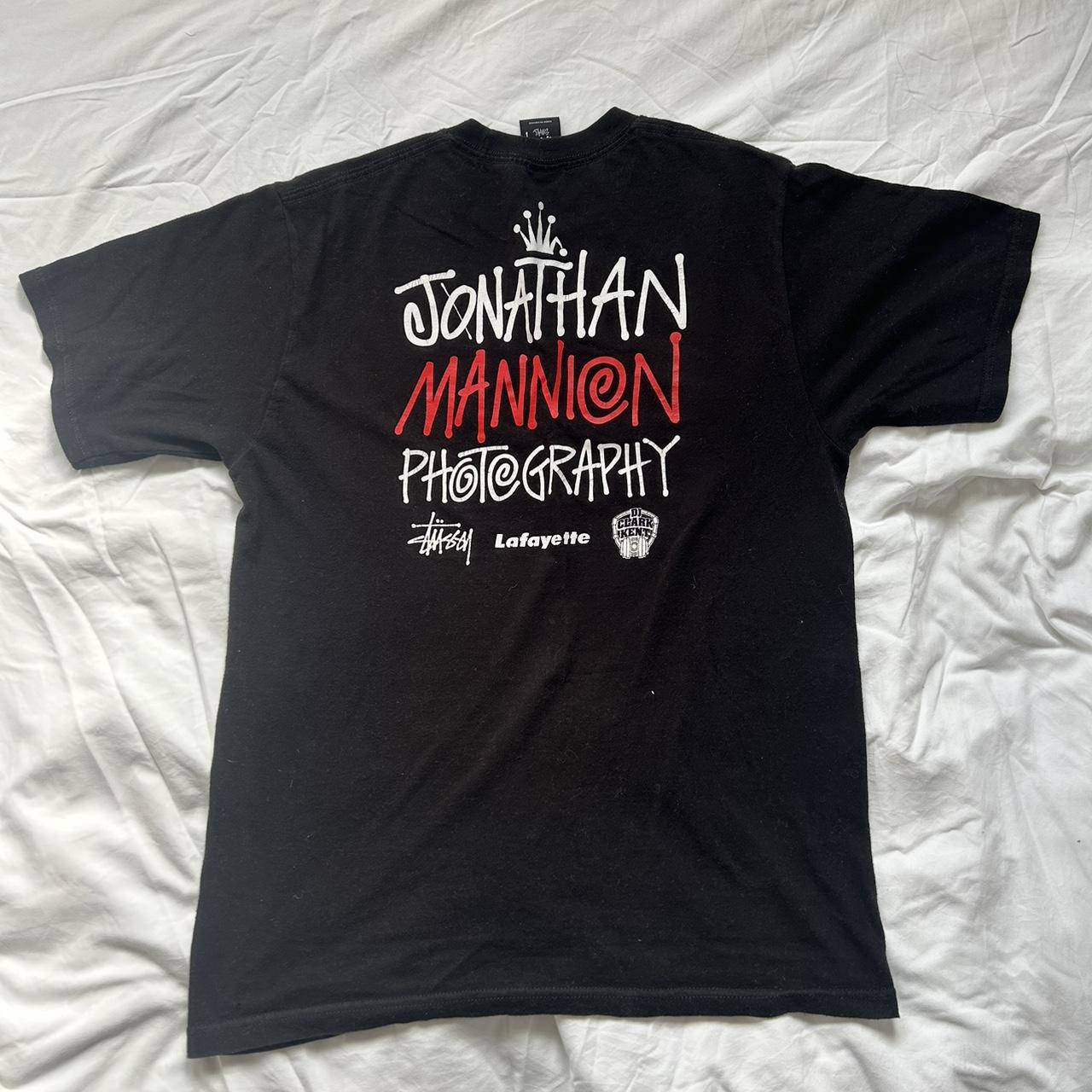 ꧁極美品꧂90s⚛️STUSSY×Rakim×JONATHAN MANNION M Rare stussy x jonathan mannion photography biggie t | Depop