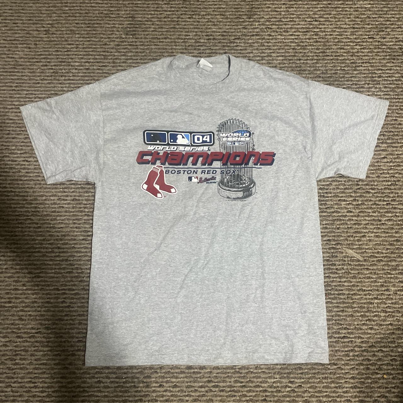 Vintage Red Sox 2004 World Series tee Sz L Need gone - Depop