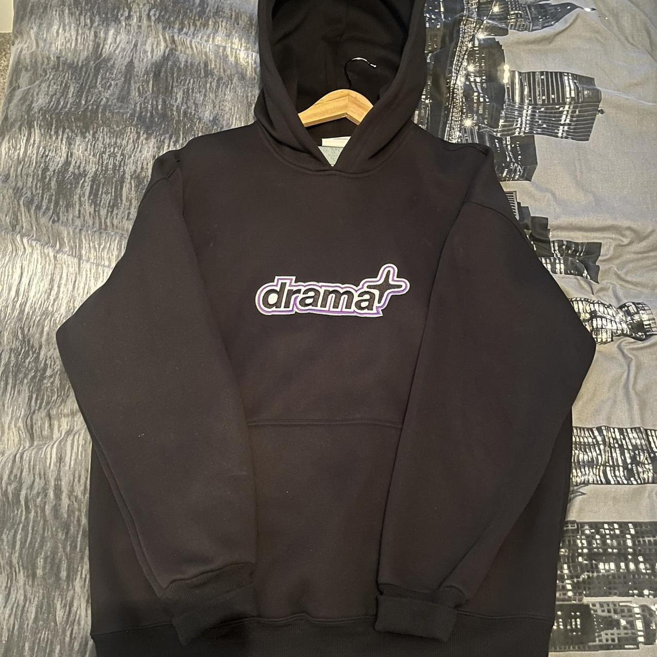 Drama call hoodie Black / purple colourway🟣⚫️ Size L... Depop