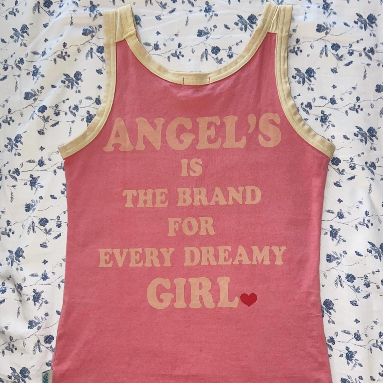 Angel Blue Women's Pink and Yellow Vest (2)