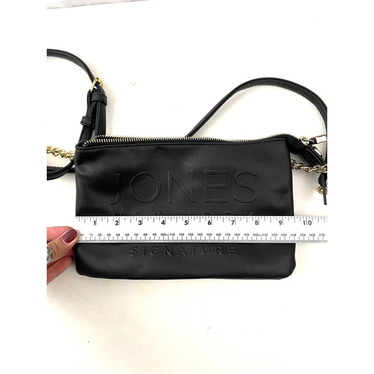 Jones New York Signature Crossbody Bag Purse Black Depop