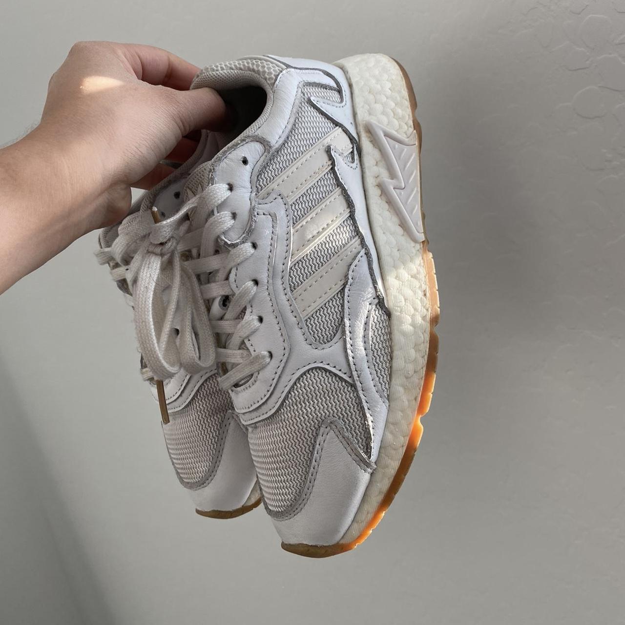  ️Adidas boost Tresc Run J White Gum Adidas Ef88... Depop