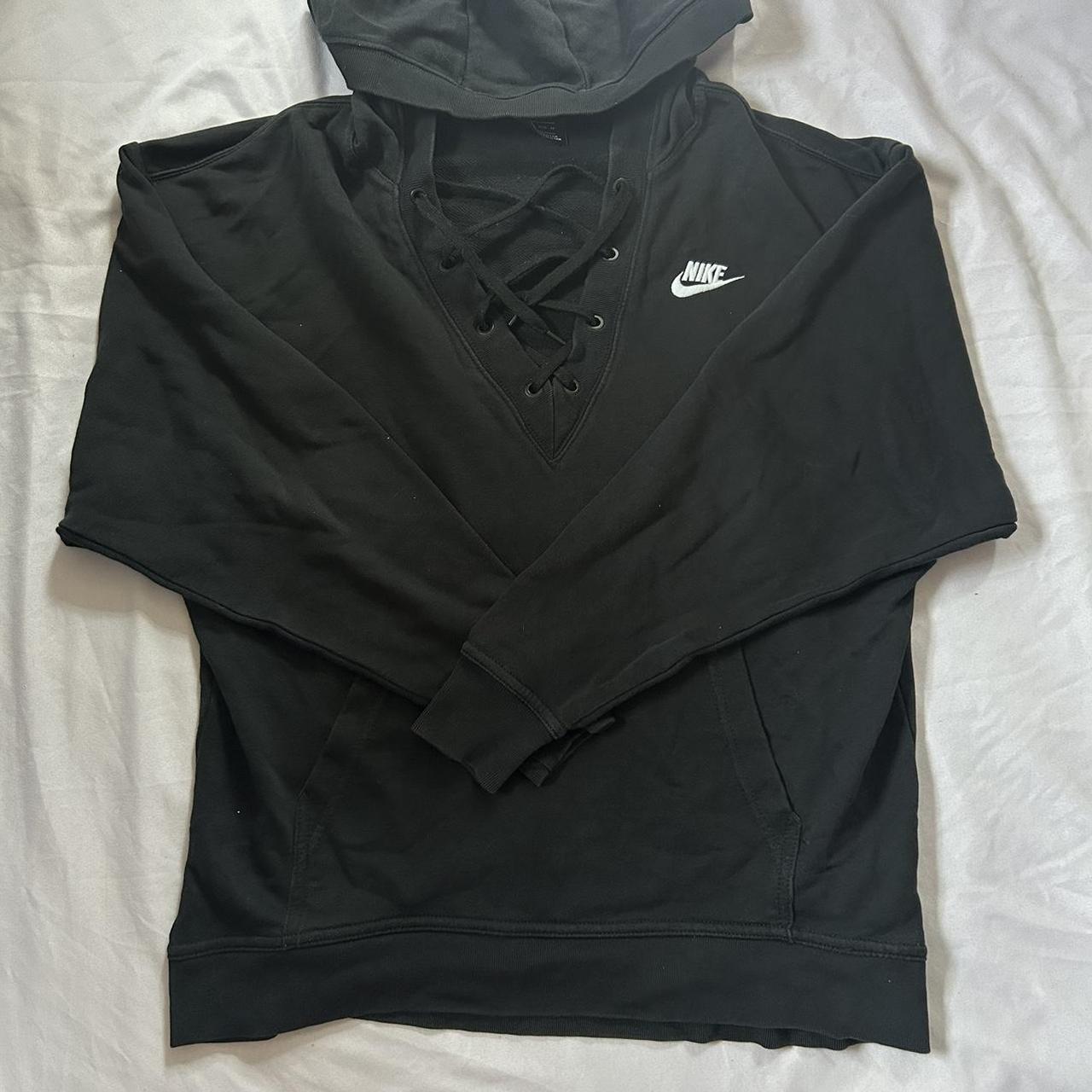 Nike lace up hoodie on sale