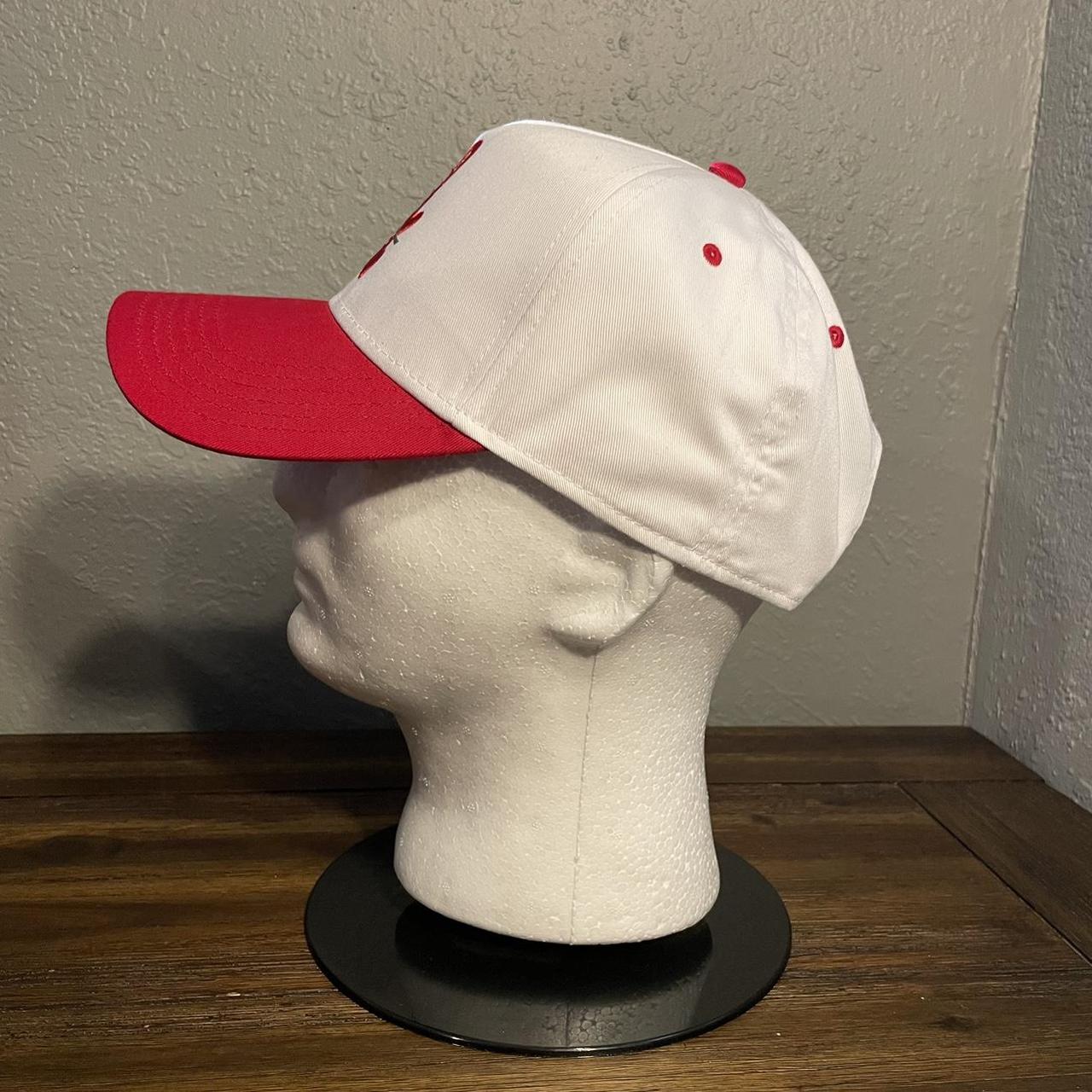 Men’s White and Red 4Hunnid Roses SnapBack...