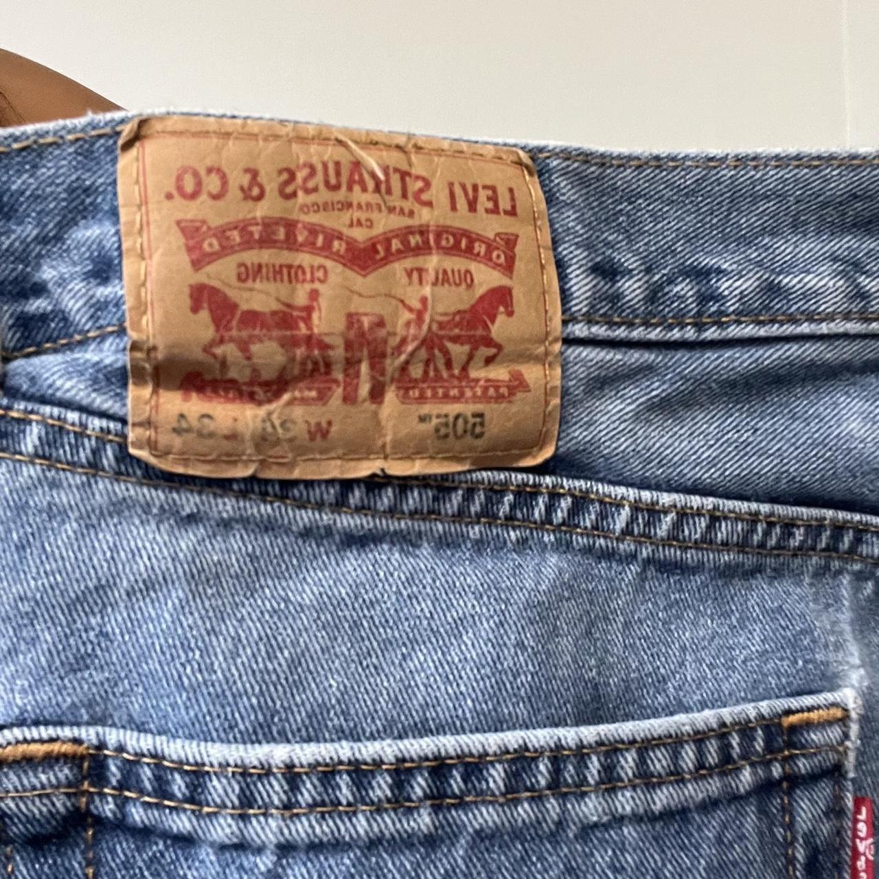 Vintage Levi's 505 Baggy Jean Y2k Oversize vintage... - Depop