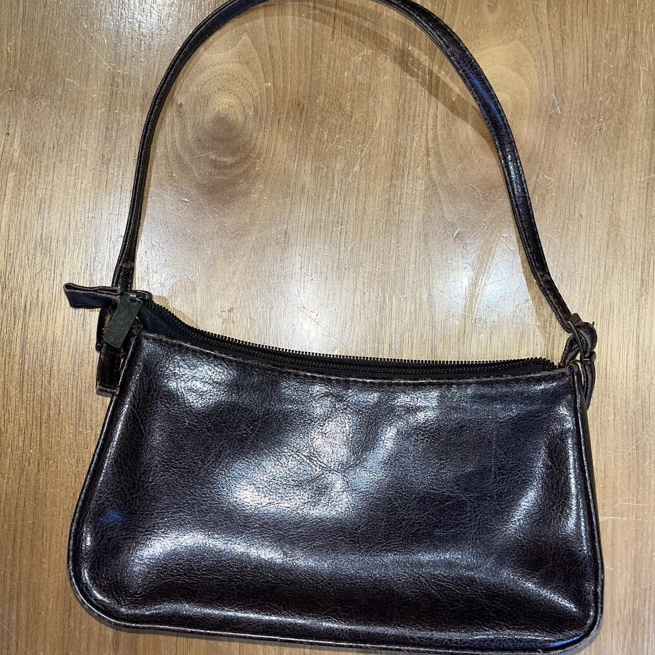 Small bag . Brown and leather.Old but still in good... - Depop