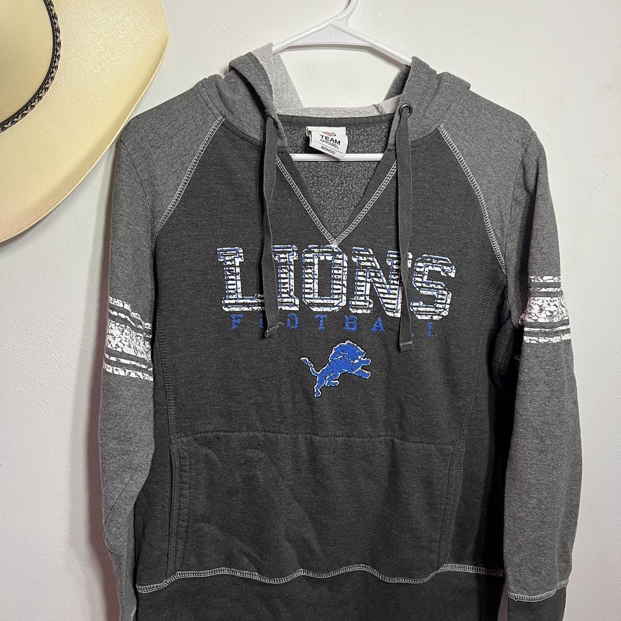 Detroit Lions Hoodie Measurements: Fits like: adult - Depop