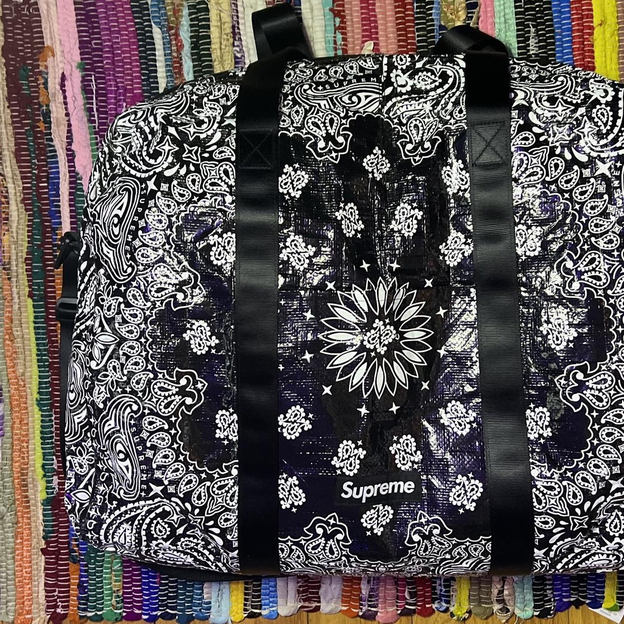 supreme Bandana Tarp Large Duffle Bag - トートバッグ