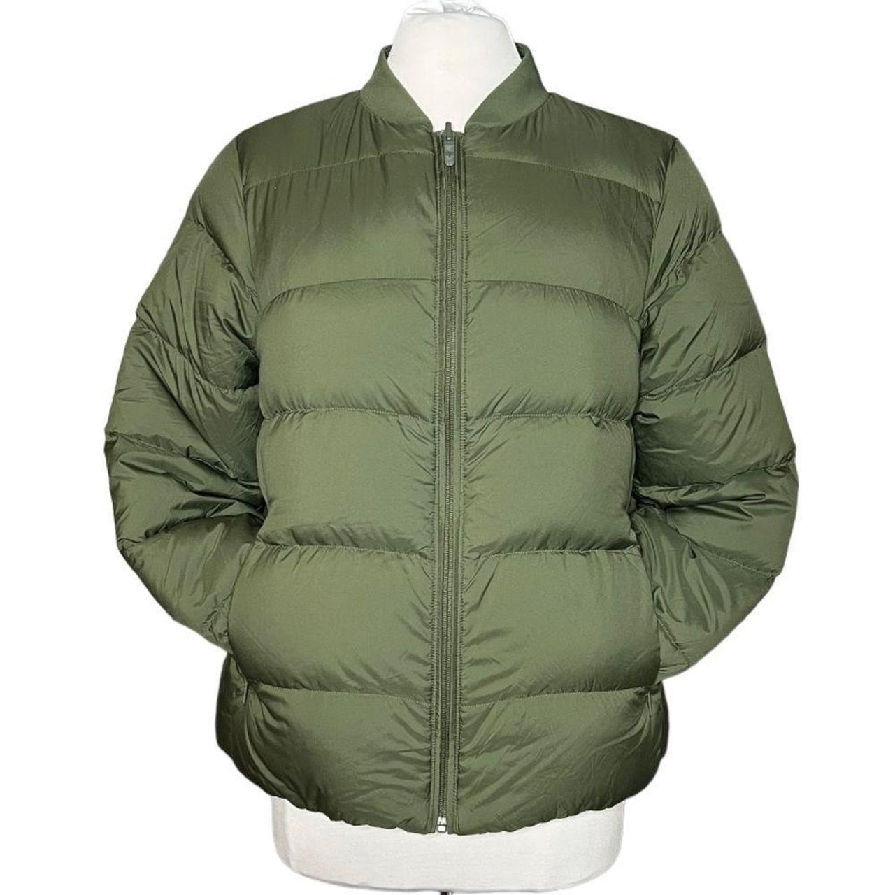 Army Olive Green Lightweight Bomber Style Reversible... - Depop