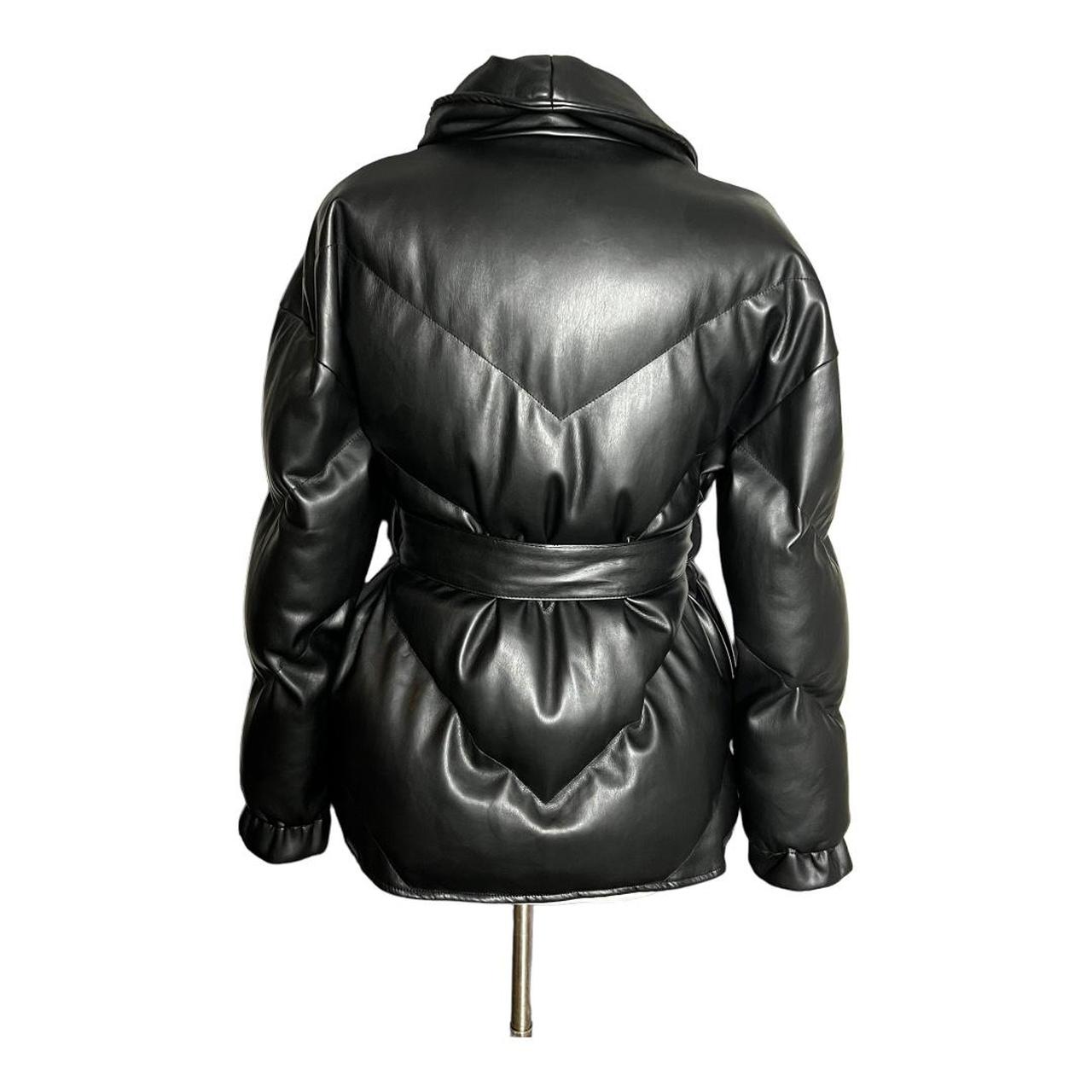 faux leather shawl