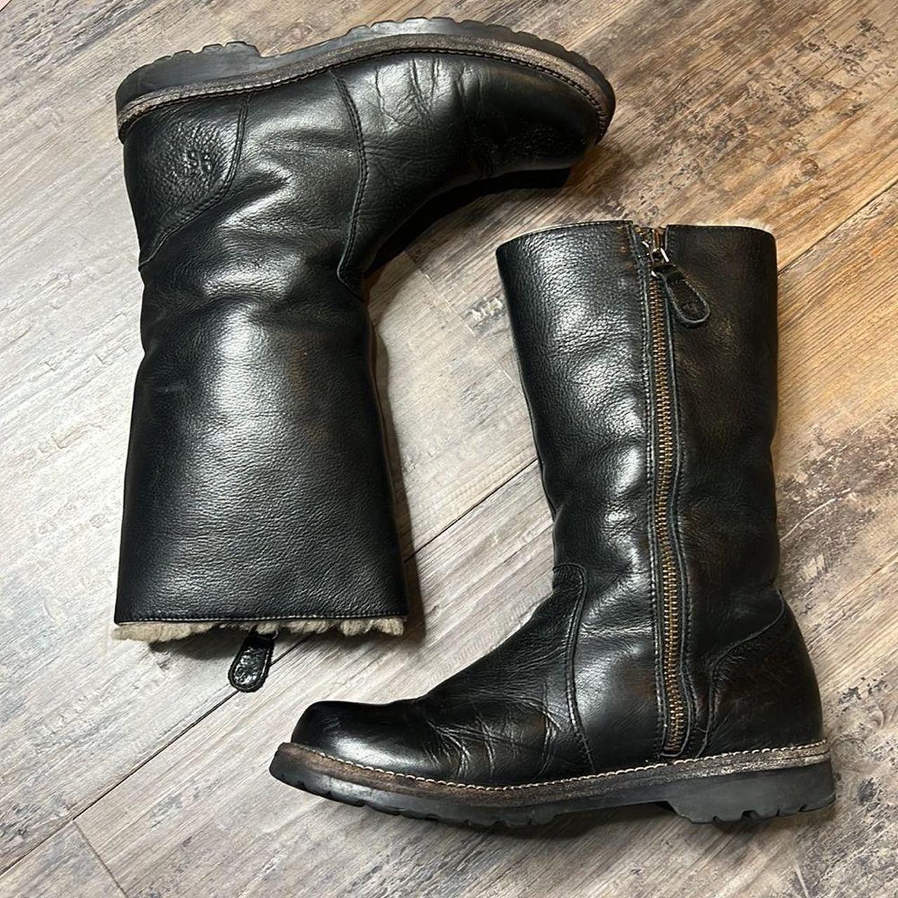 Women's Black and Tan Boots | Depop