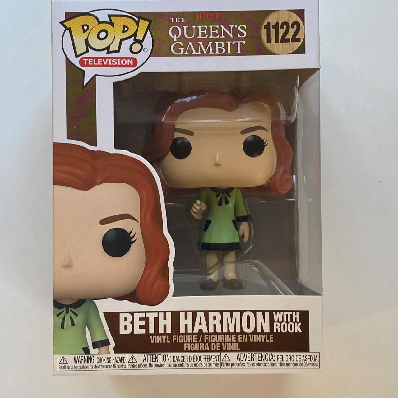 POP! Television The Queen's Gambit - Beth Harmon with Rook #1122 - Funko -  Shark Power Games - Um Mar de Diversão