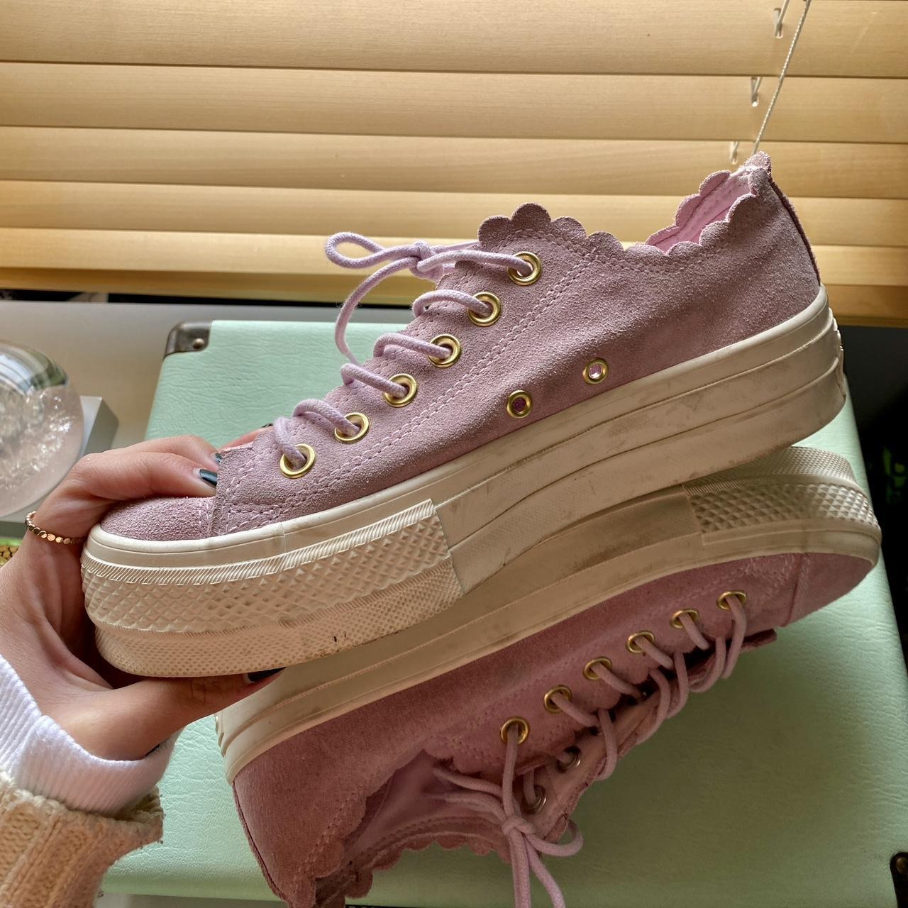 Light purple converse on sale womens