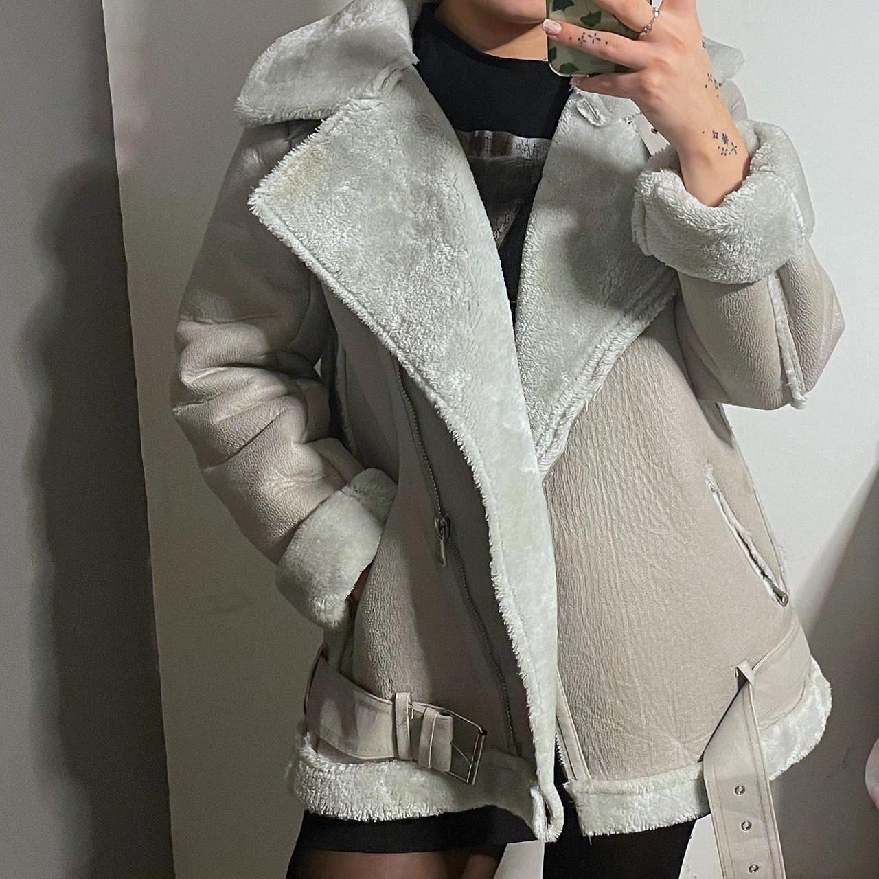 Oversized on sale pu aviator