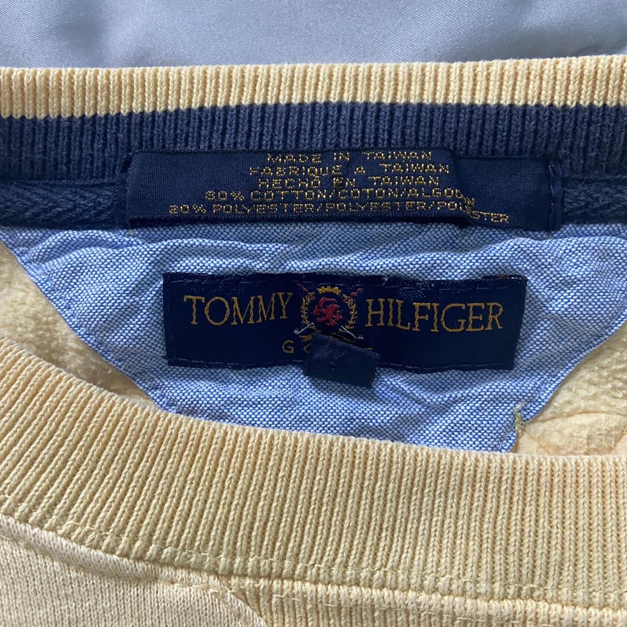 Tommy Hilfiger Women's Yellow Sweatshirt | Depop