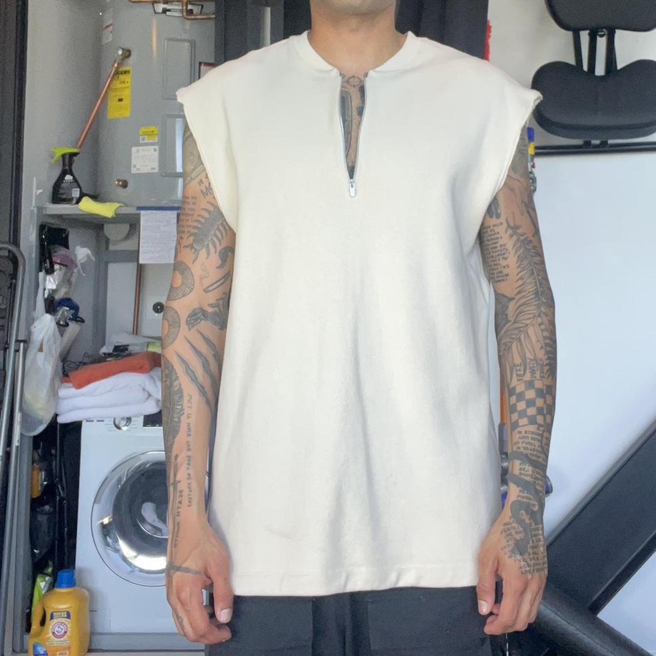 fear of god half zip tee