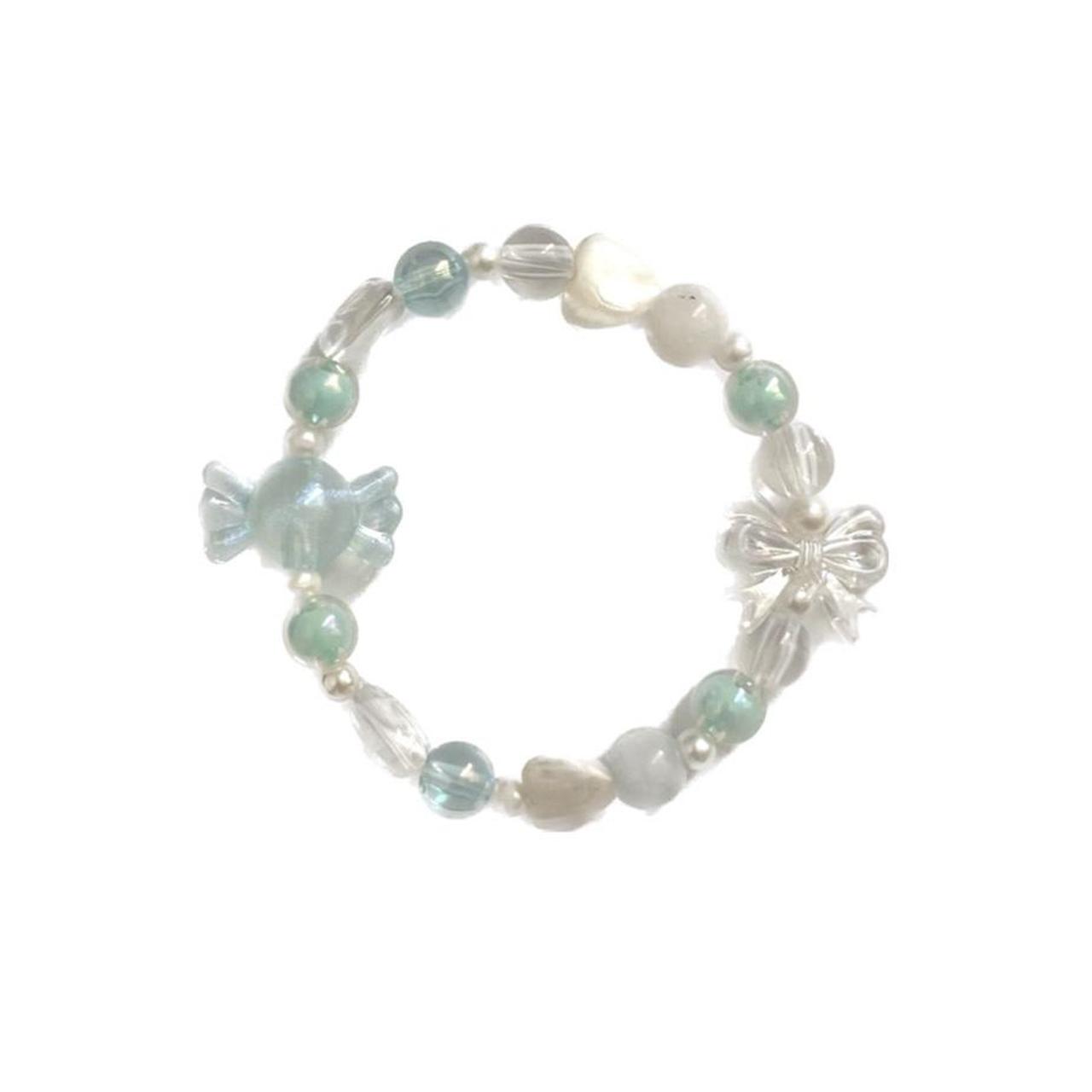 WeLoveBeads - 5 Dés Violets Translucides Et Blancs 16 Mm D6