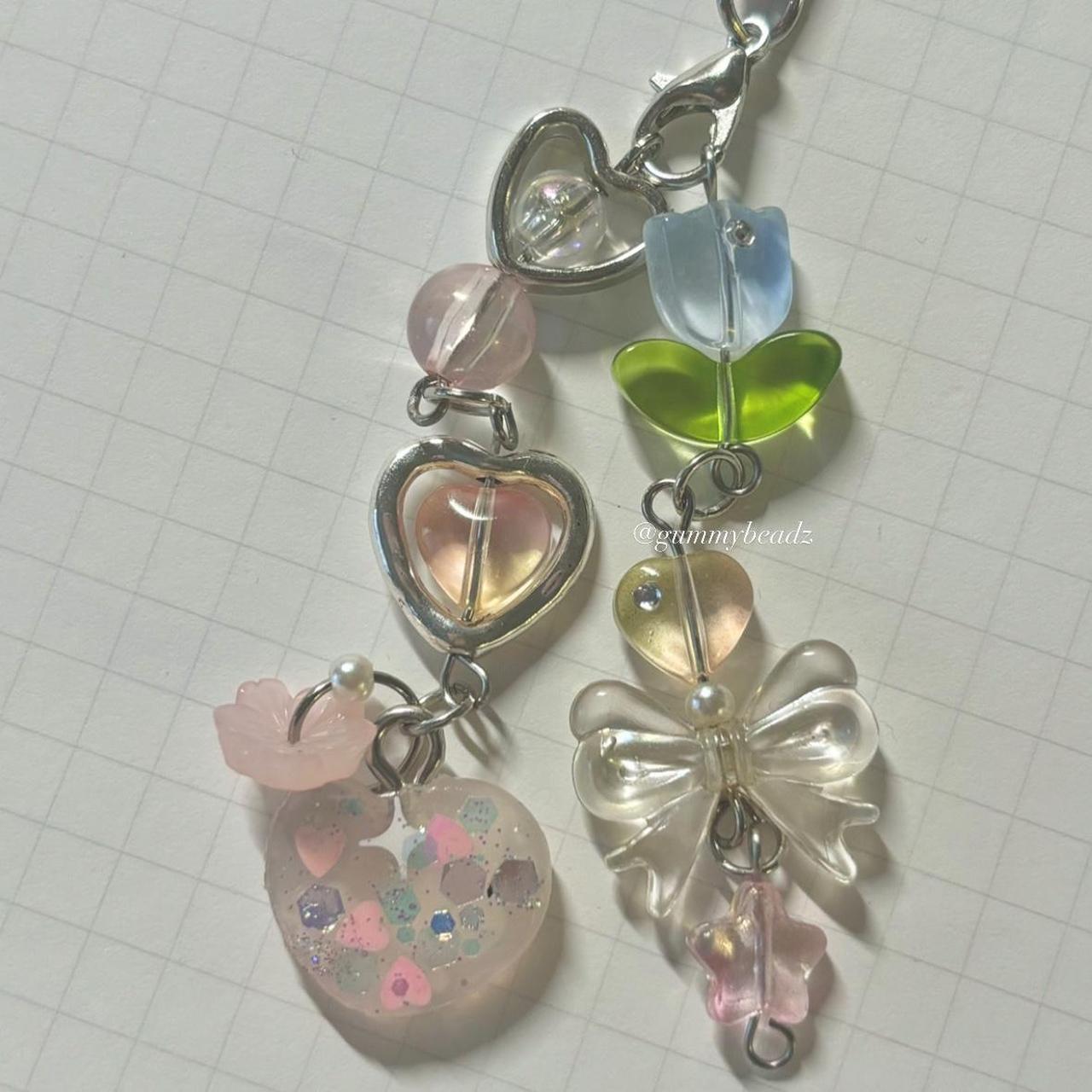 ☆jelly charm keychain approx. 5 inches including... - Depop