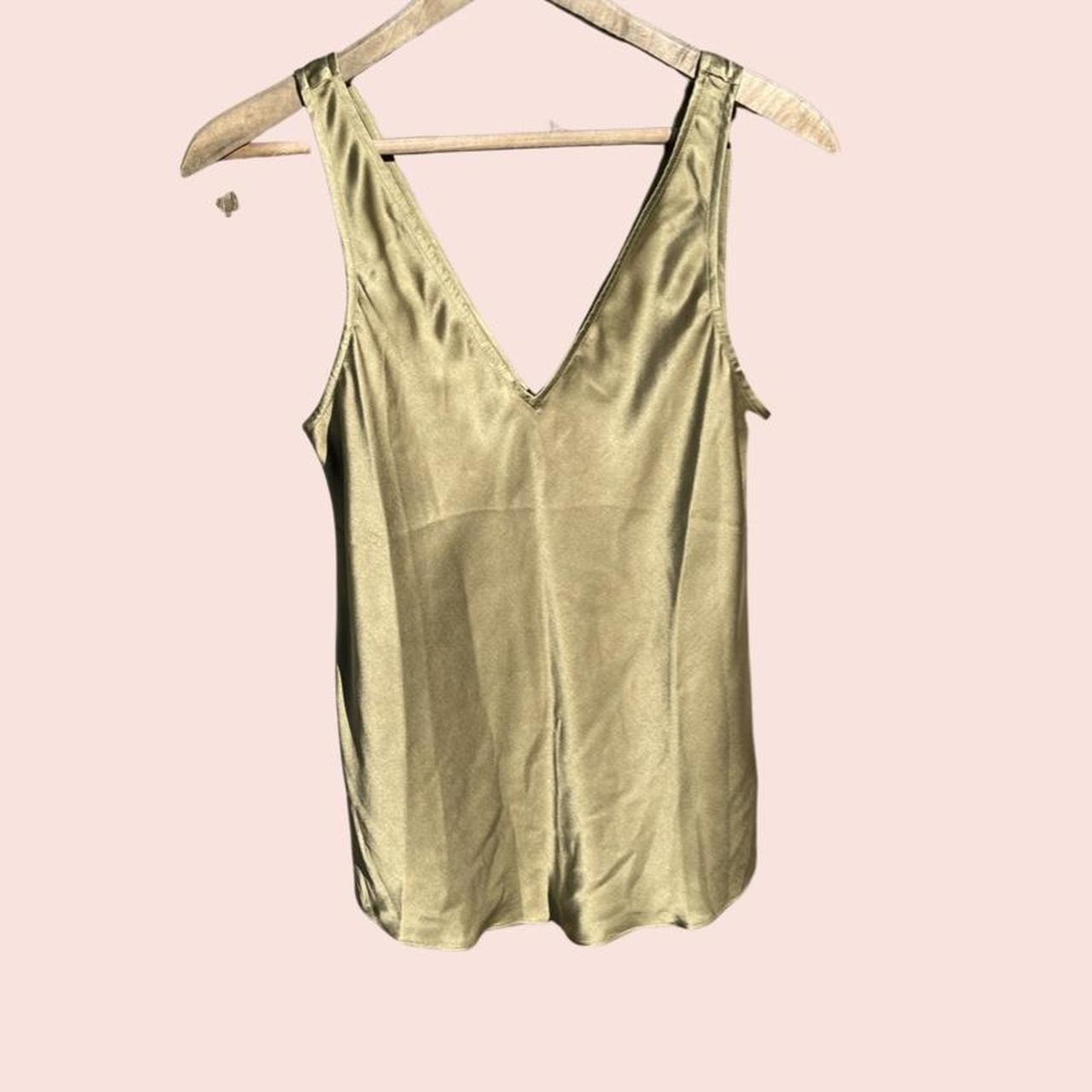 J.Crew Women's Green and Khaki Vest (2)