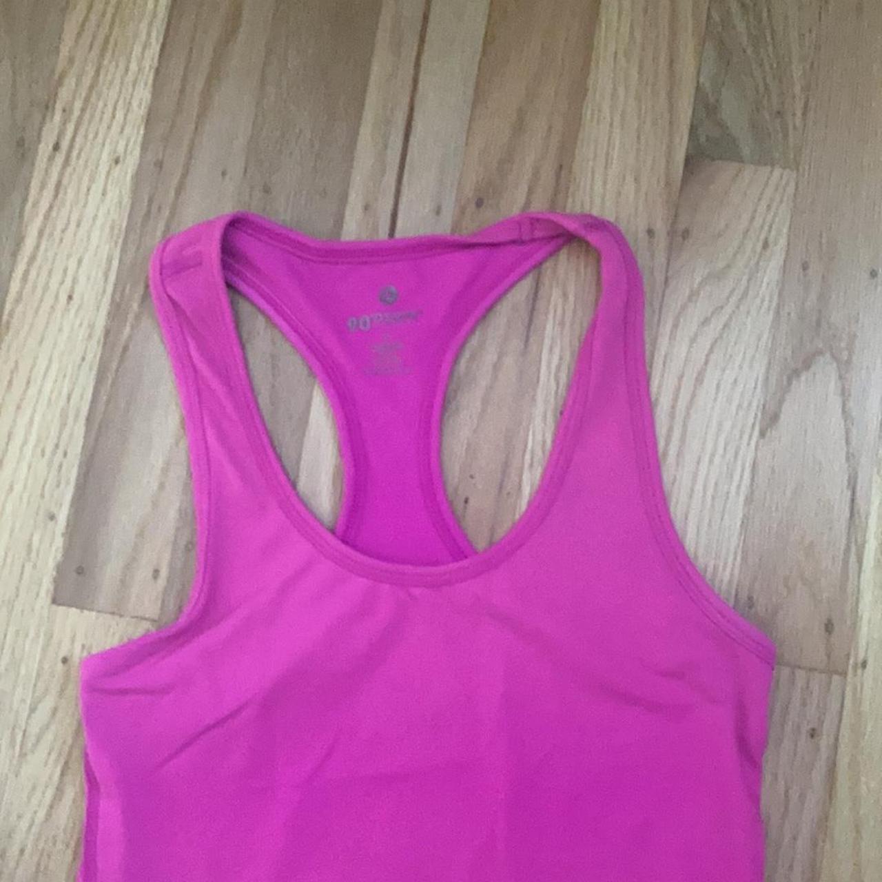 hot pink workout tank top ˚. please note small... - Depop