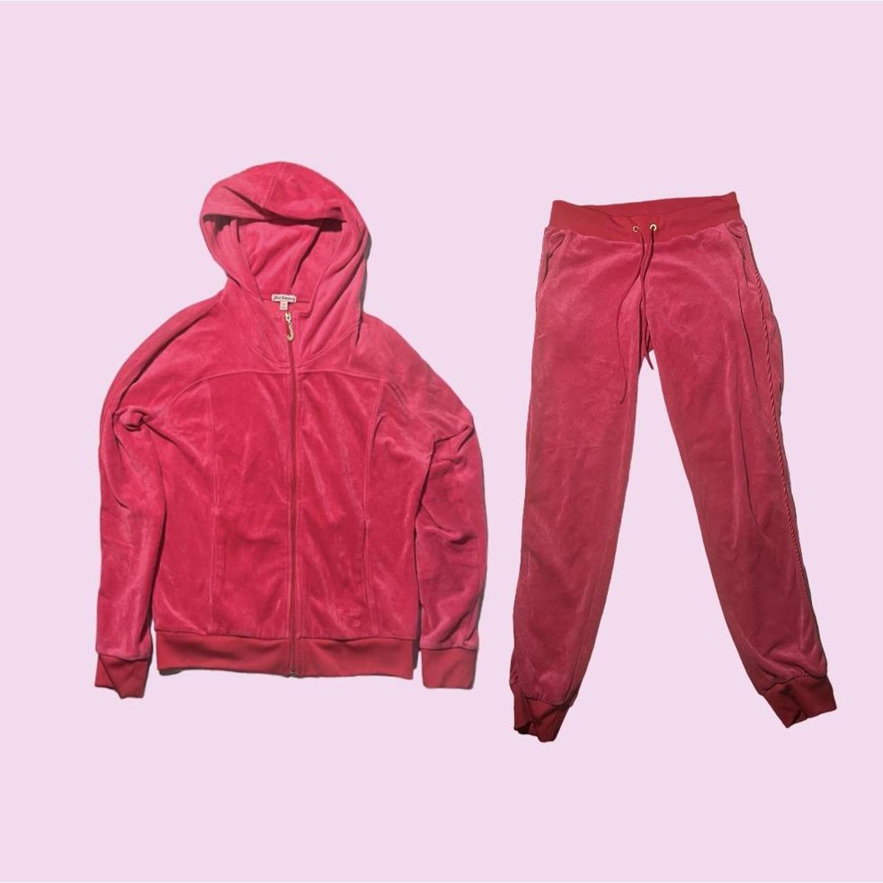 Hot pink juicy tracksuit ♡ the cutest juicy set.... Depop