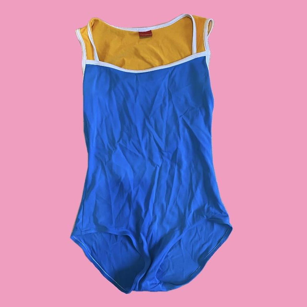 YUMIKO leotard Style: Becky Colors: blue, orange... - Depop