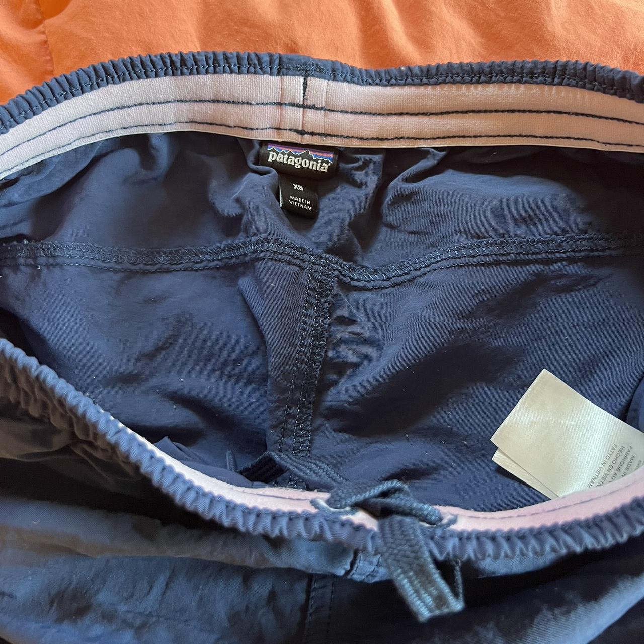 Navy patagonia baggies women's size XS. great... Depop