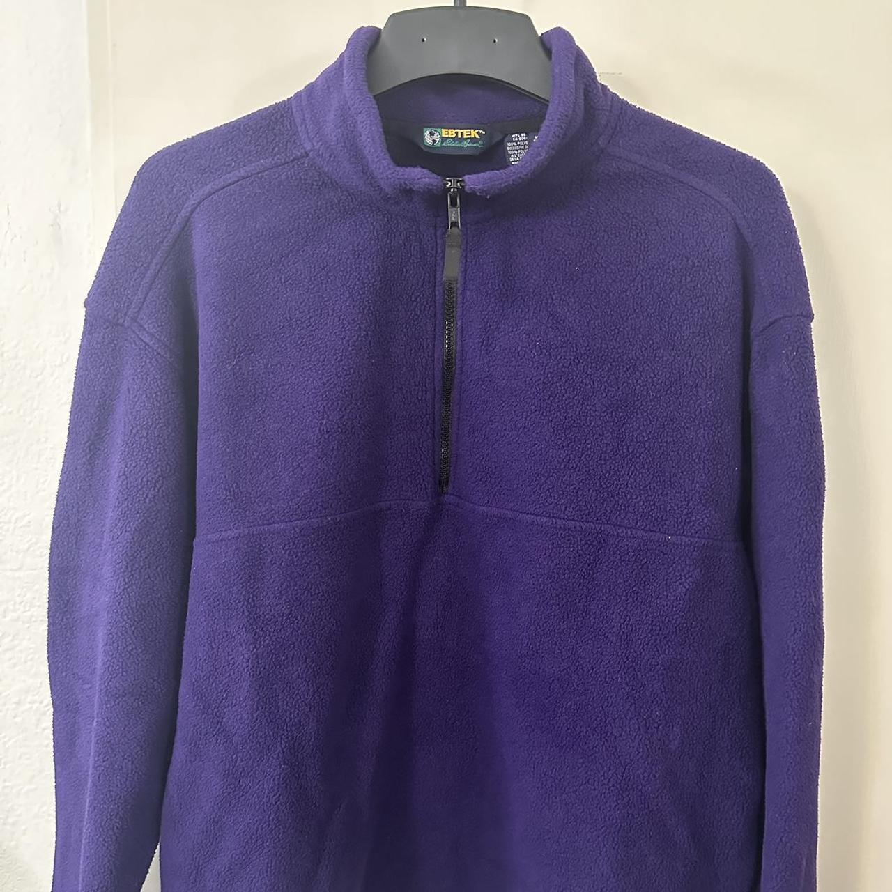 Eddie Bauer “EBTEK” Sweatshirt L XL - Eddie Bauer Ebtek Fleece Sweater \u2013 Twisted Thrift