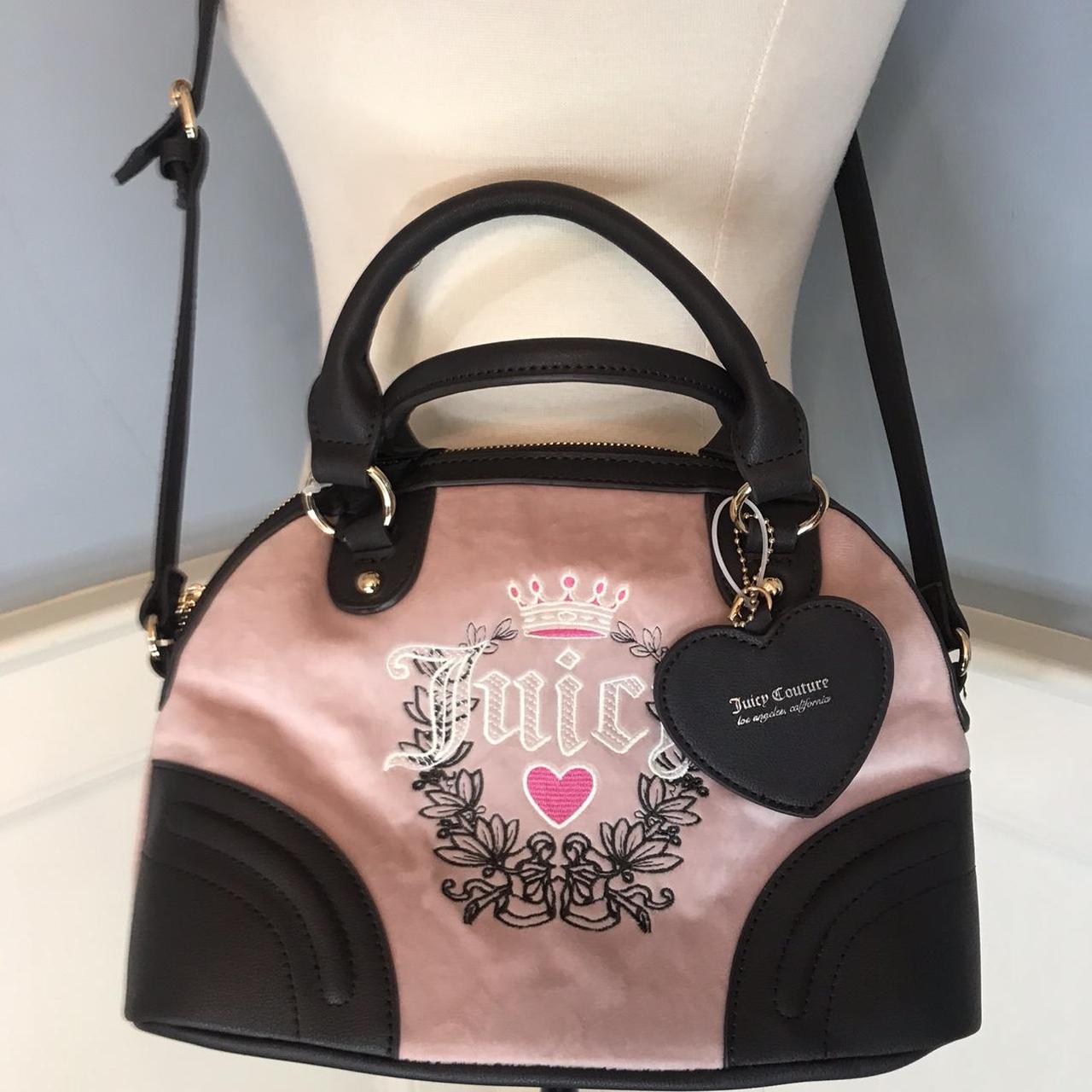 Juicy Couture Pink & Black Dome high quality Satchel