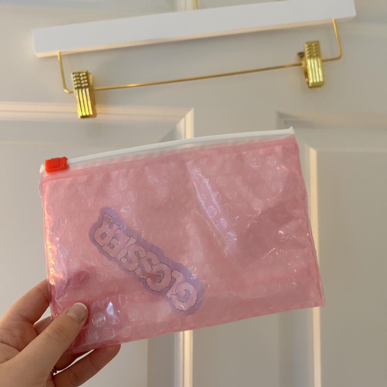 Glossier Pink Bubble Pouch 🫧 💕🌸 glossier sticker... Depop
