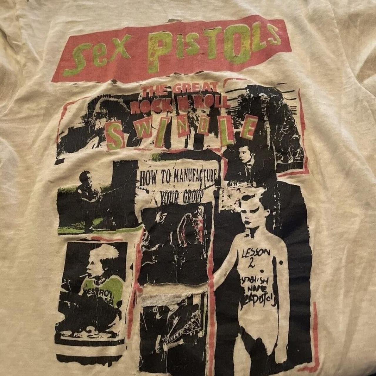 Vintage 70s Sex Pistols t shirt Great rock roll... - Depop