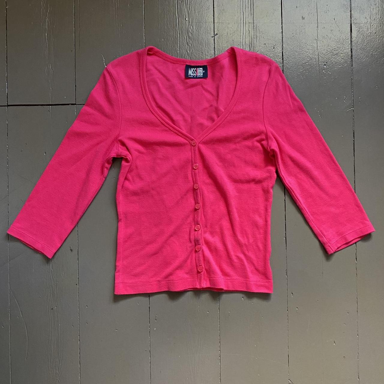 Miss Shop Hot Pink Cardigan Top •In perfect... Depop