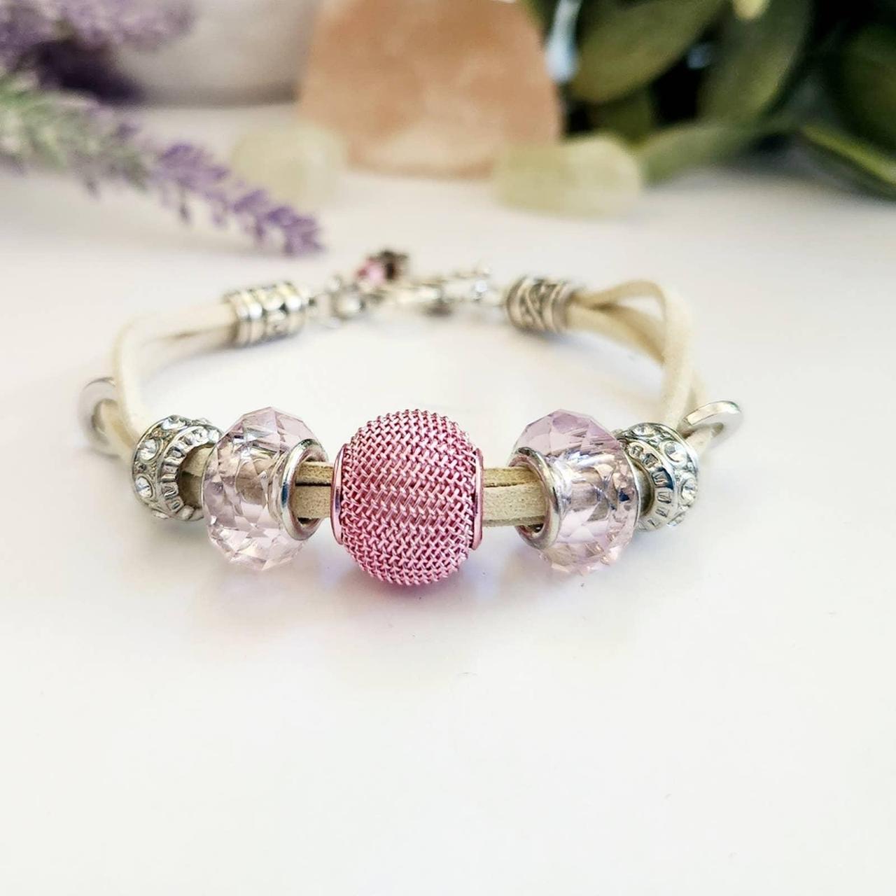 Pandora pink 2025 enchantment charm