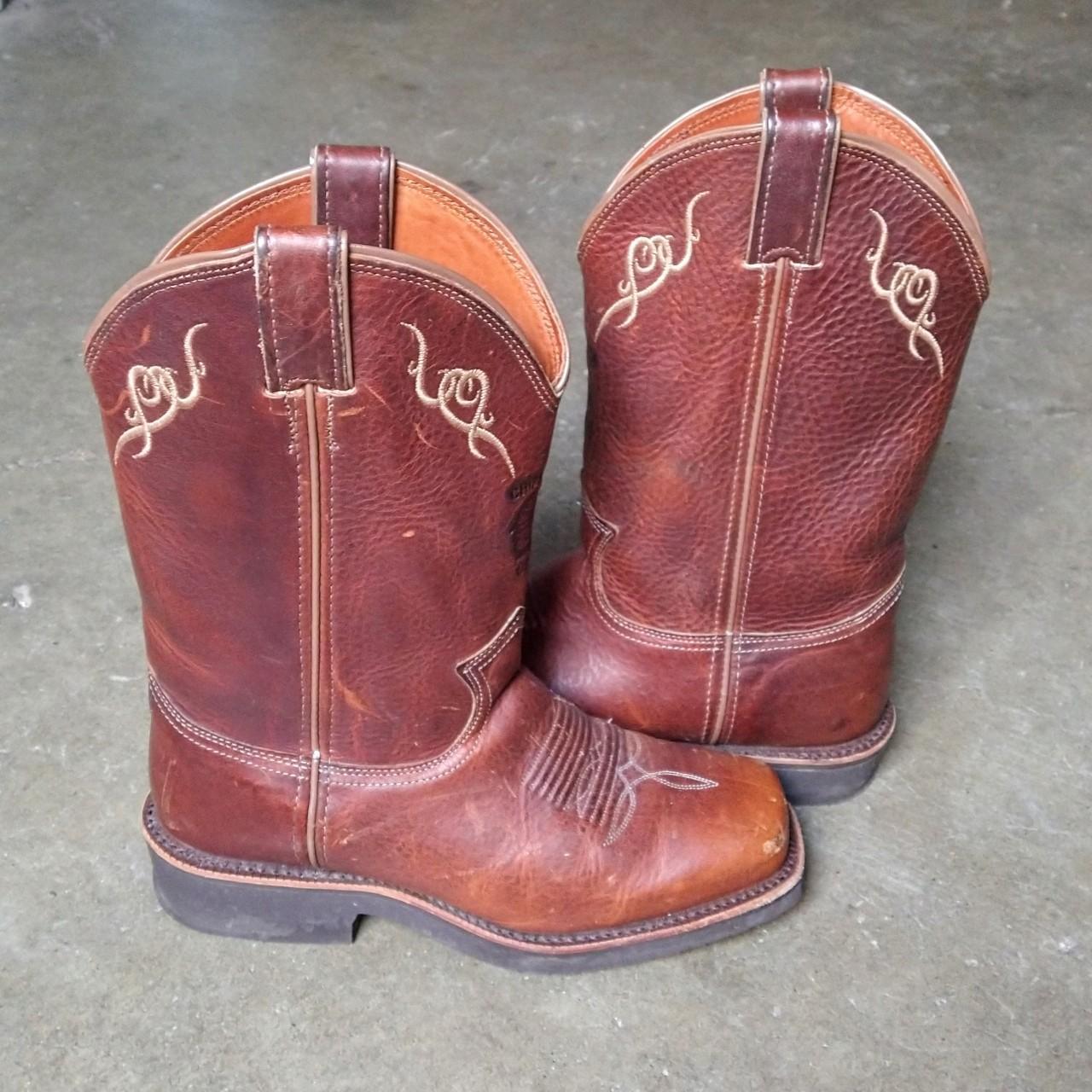 Chippewa Cowboy Boots 100 authentic Men s size Depop