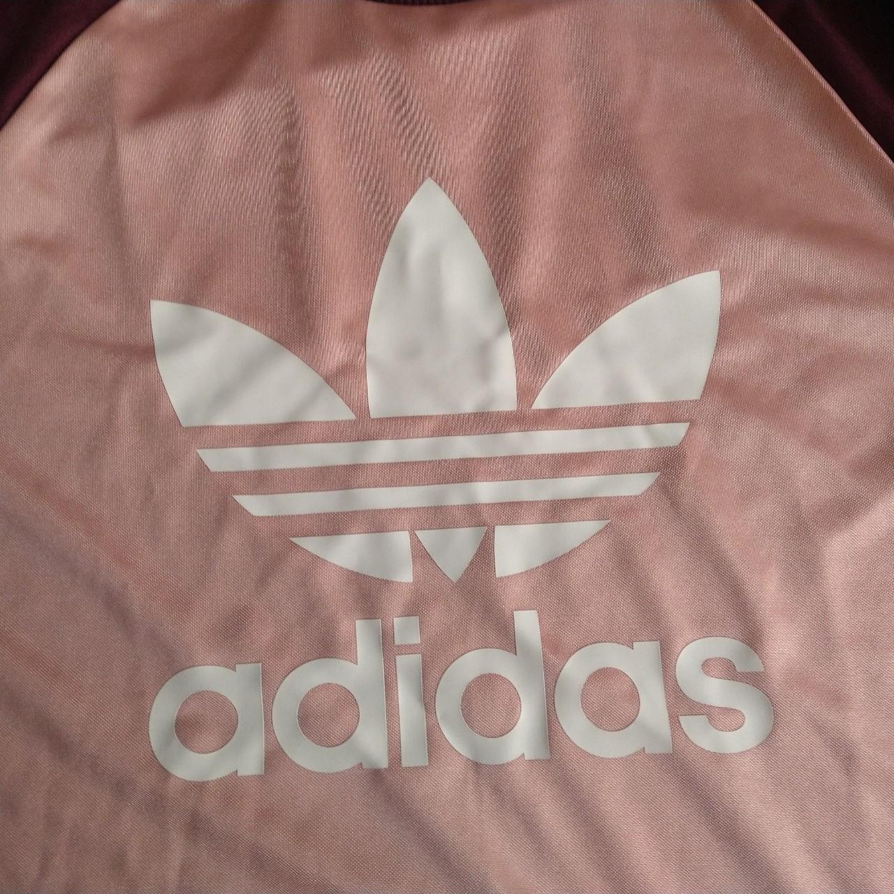 Adidas pink best sale jumper womens