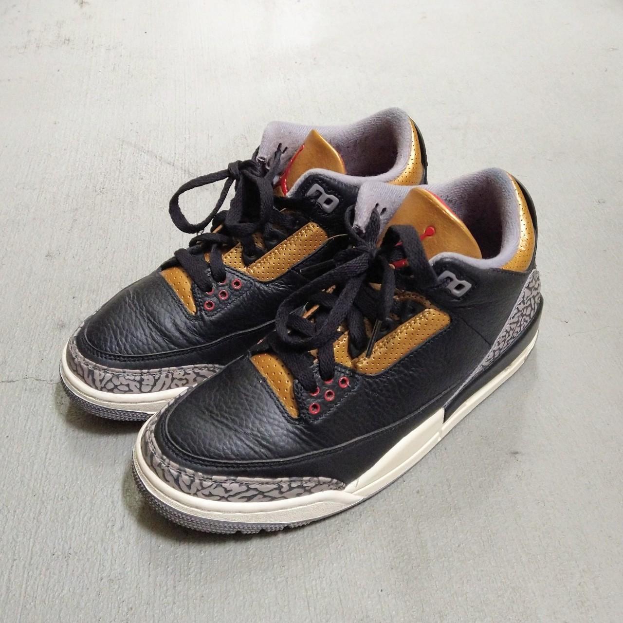 jordan 3 black gold