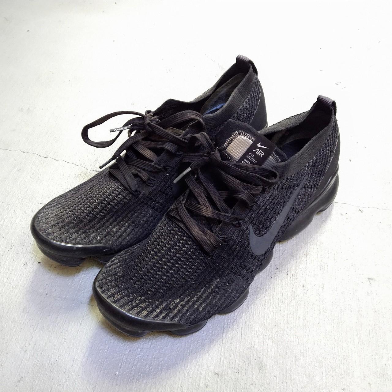 Nike air vapormax flyknit 3 hotsell women's triple black