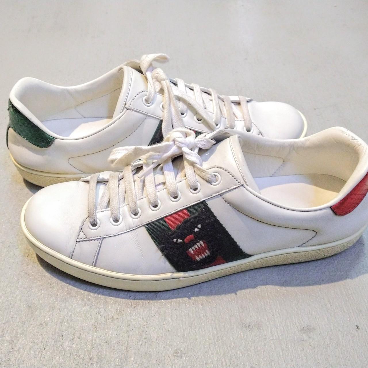 Gucci Ace Panther Sneakers 457131 100%... - Depop