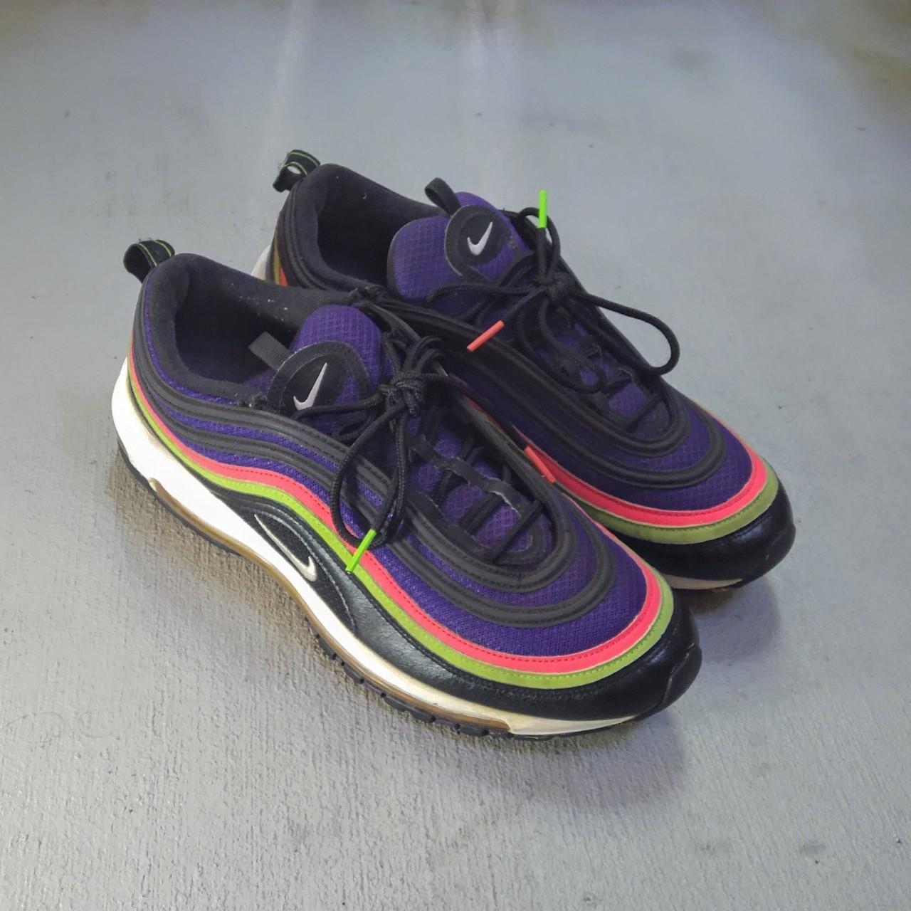 Air max 97 hotsell black white court purple