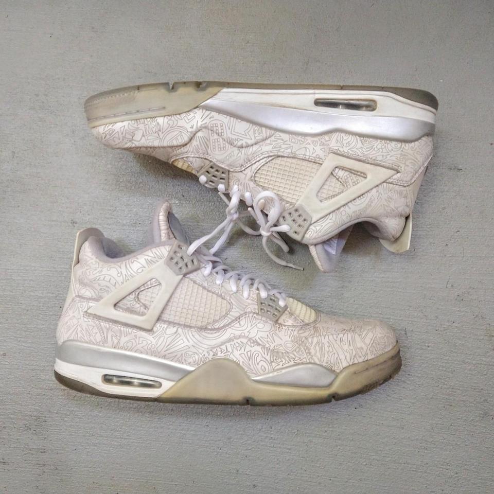 Nike Air Jordan 4 Retro 30th Anniversary Laser... - Depop