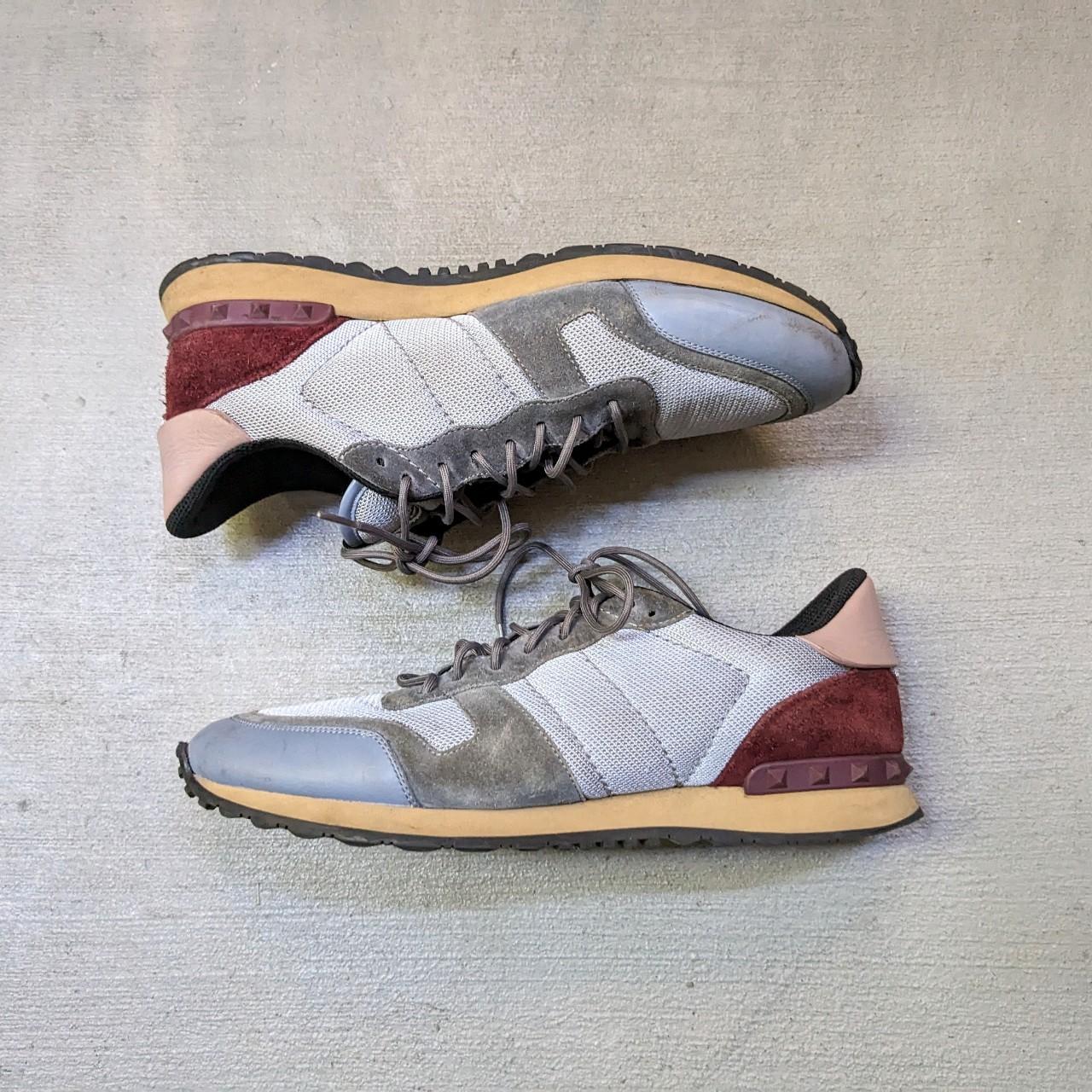 Valentino 2024 sneakers burgundy